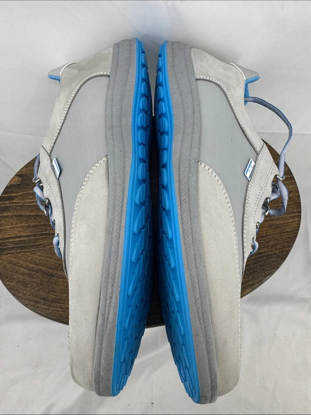 SAS Womens Sporty Walking Shoes in Gray w/ Blue, sz 12 W